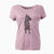 Doodled Koda the Chow Pitbull Mix - Women's V-neck Shirt