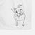 Doodled Koda Bear the Pitbull Mix Decorative Hand Towel