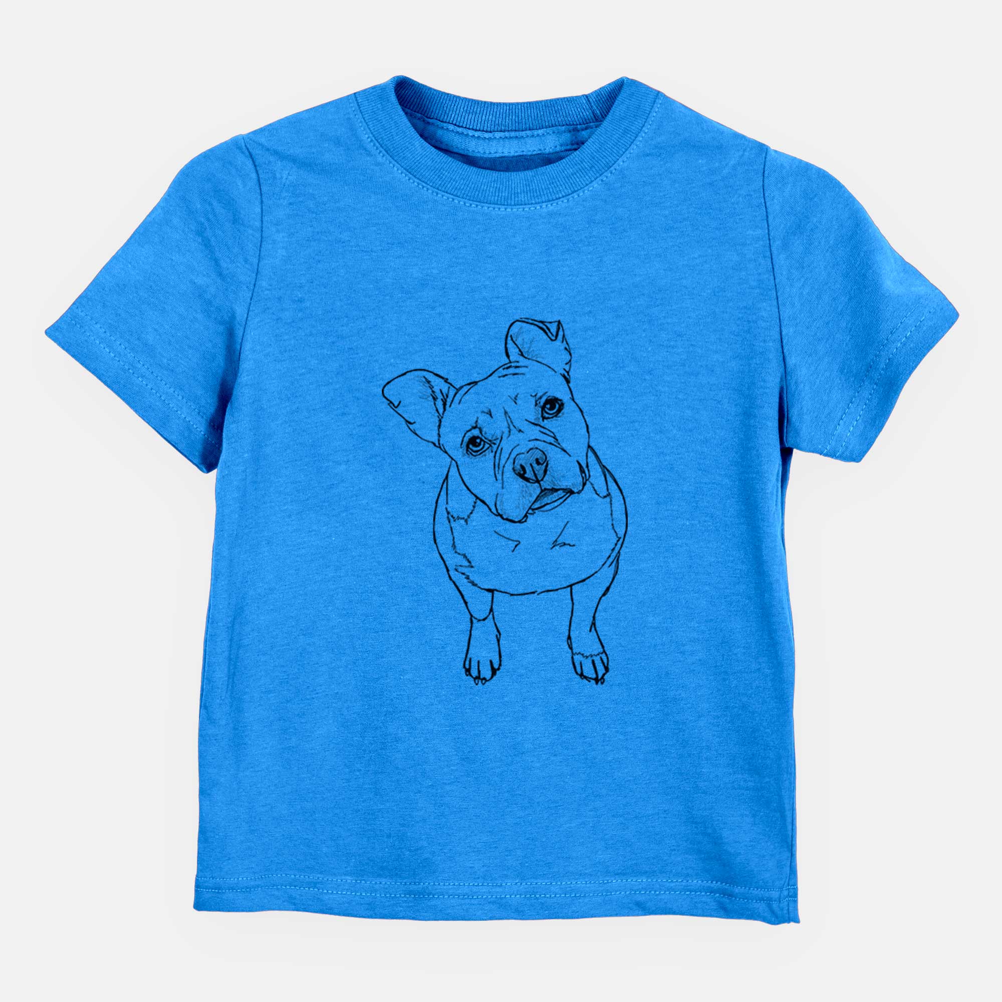 Doodled Koda Bear the Pitbull Mix - Kids/Youth/Toddler Shirt