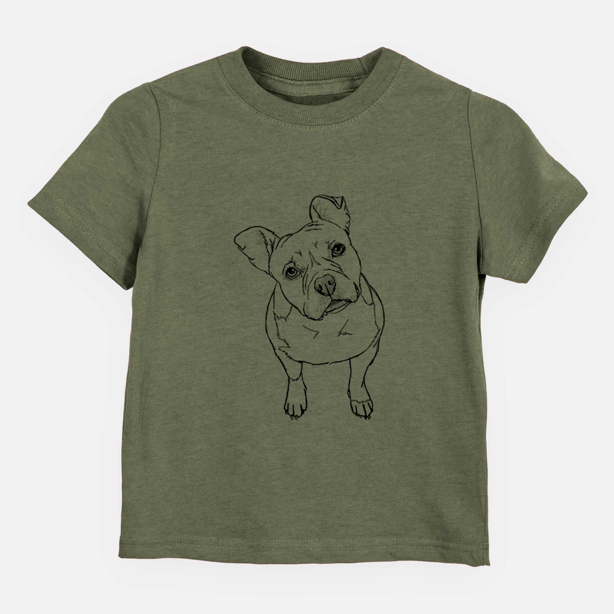 Doodled Koda Bear the Pitbull Mix - Kids/Youth/Toddler Shirt