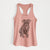 Doodled Kona the Cane Corso - Women's Racerback Tanktop