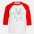 Doodled Kona the Chihuahua - Youth 3/4 Long Sleeve