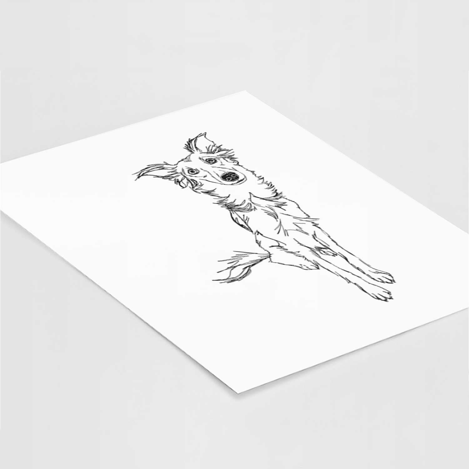 Doodled Kyu the Windsprite Art Print