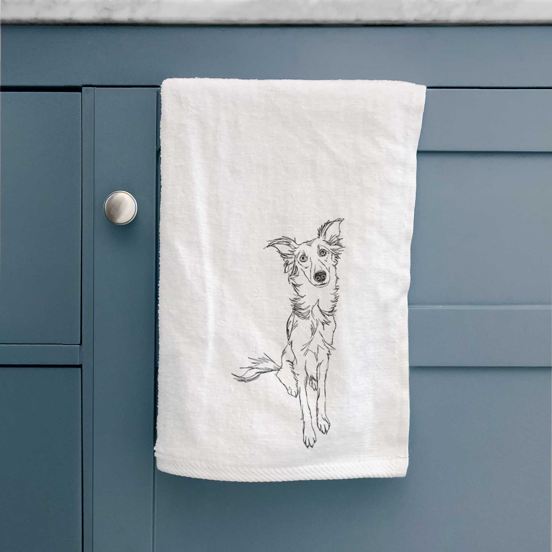 Doodled Kyu the Windsprite Decorative Hand Towel
