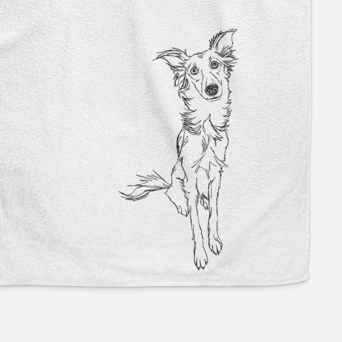 Doodled Kyu the Windsprite Decorative Hand Towel