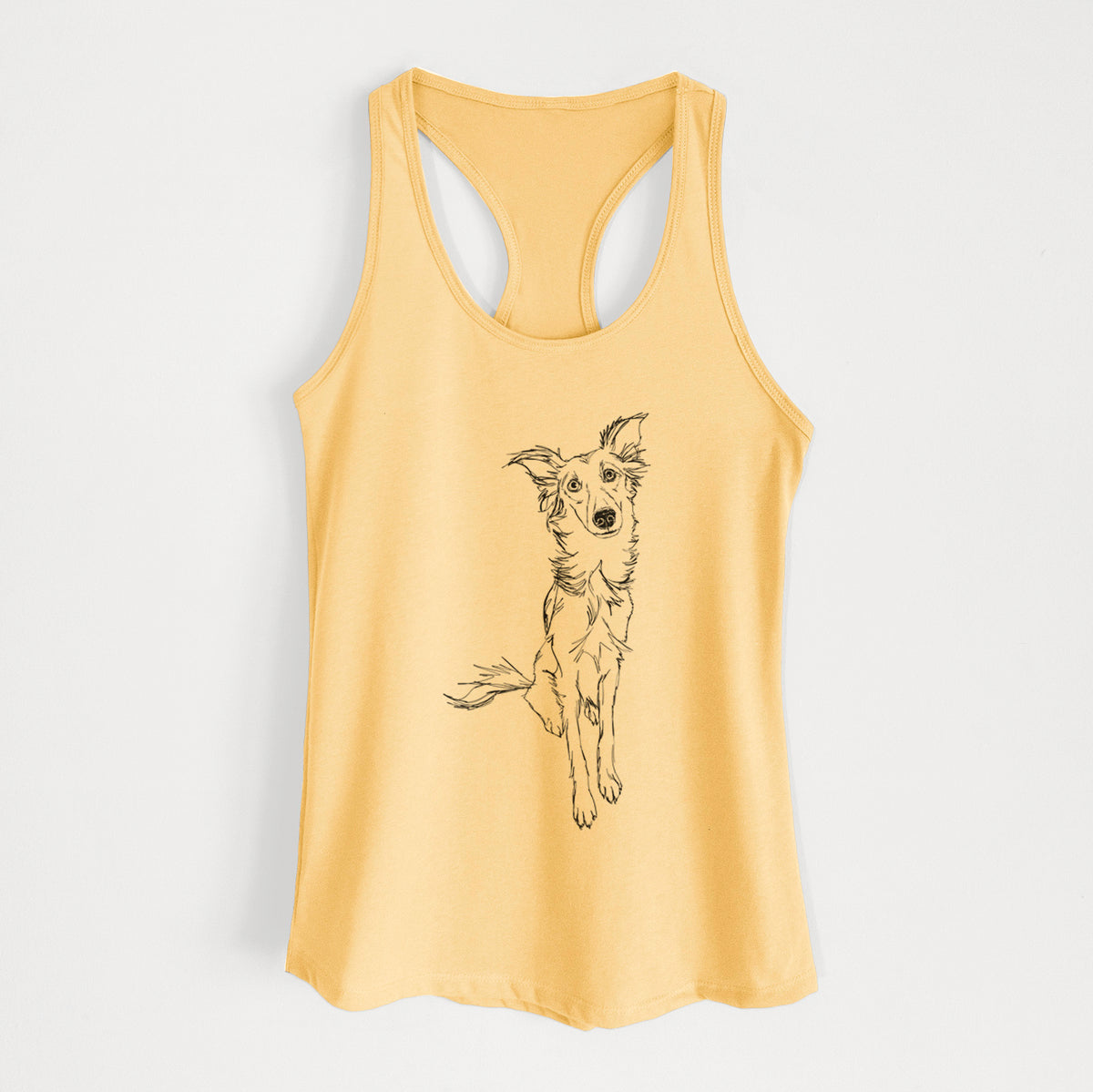 Doodled Kyu the Windsprite - Women's Racerback Tanktop