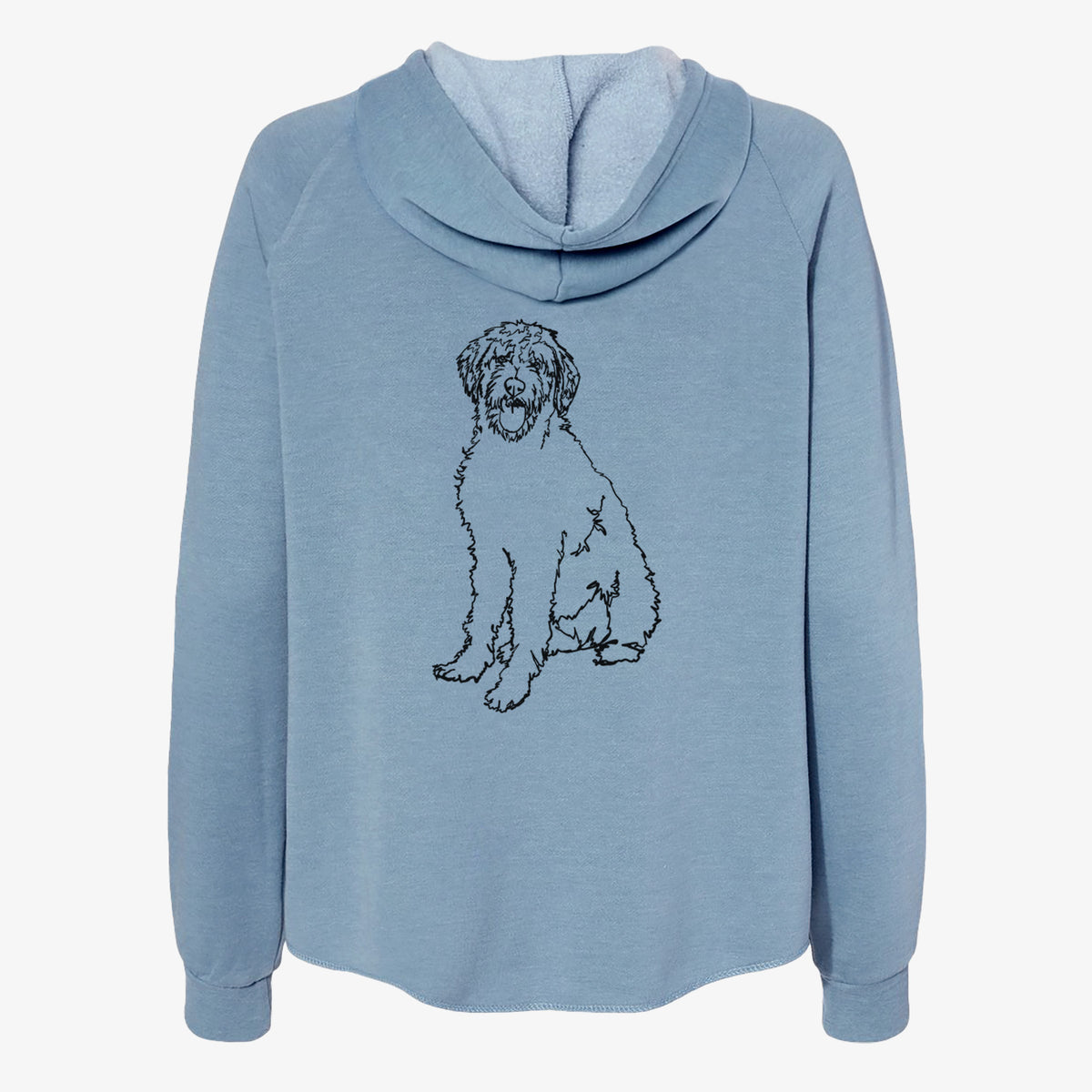 Doodled Labradoodle - Women's Cali Wave Zip-Up Sweatshirt