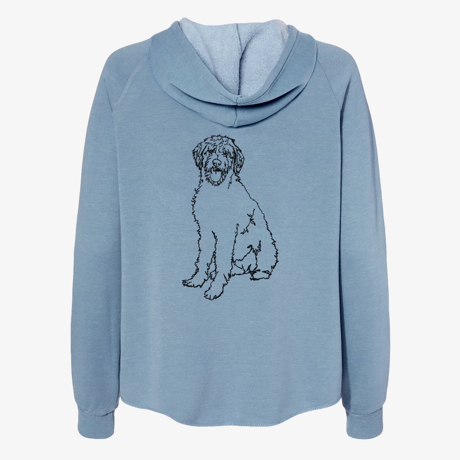Doodled Labradoodle - Women's Cali Wave Zip-Up Sweatshirt