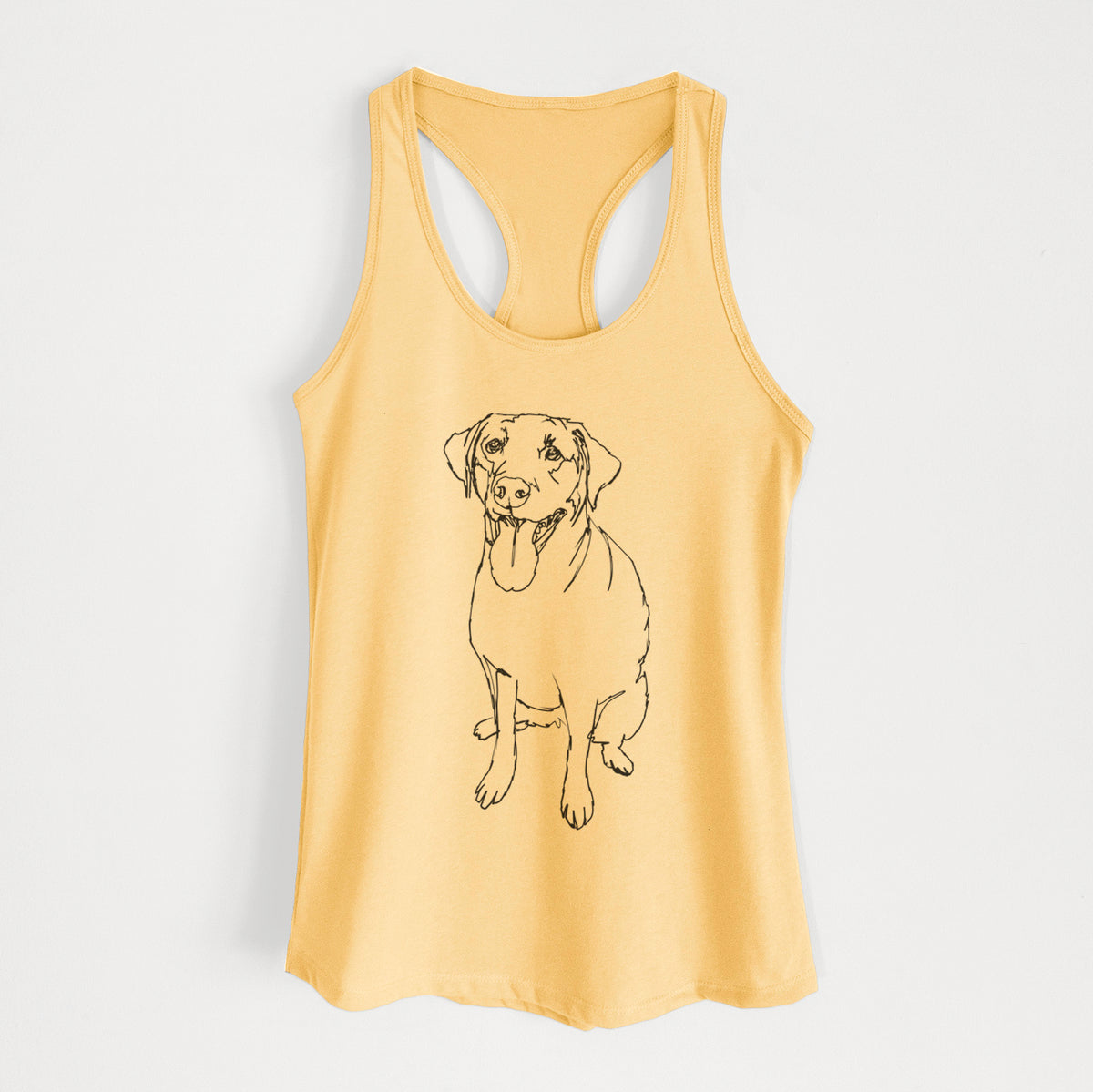 Doodled Labrador Retriever - Women's Racerback Tanktop