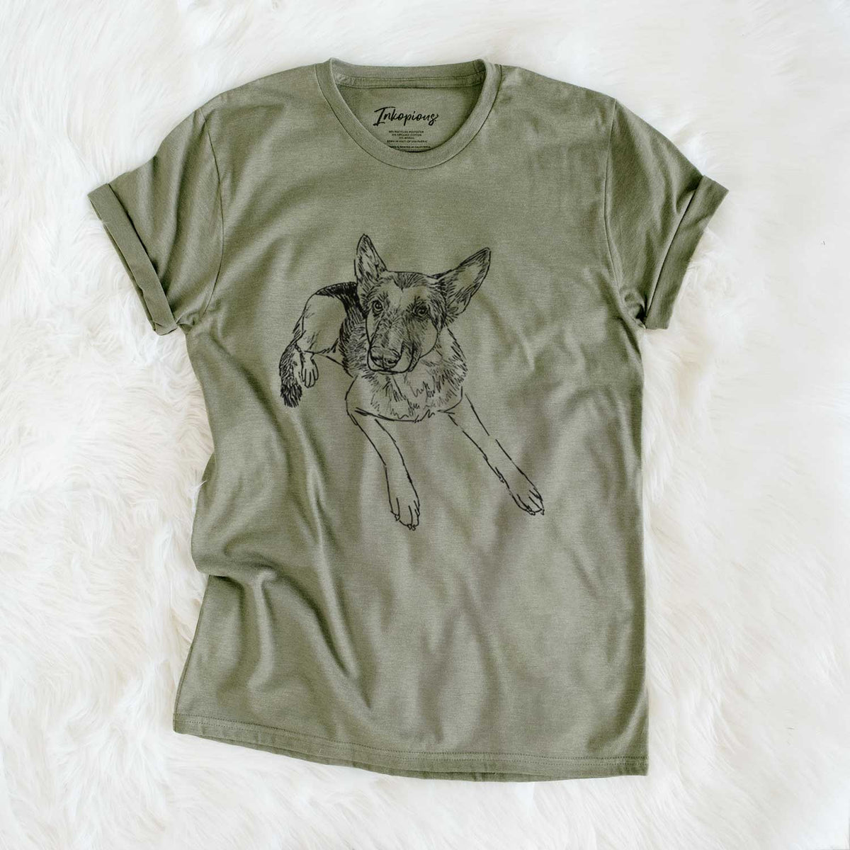 Doodled Lance the German Shepherd - Unisex Crewneck