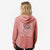 Doodled Lexi the Shichon - Women's Cali Wave Zip-Up Sweatshirt