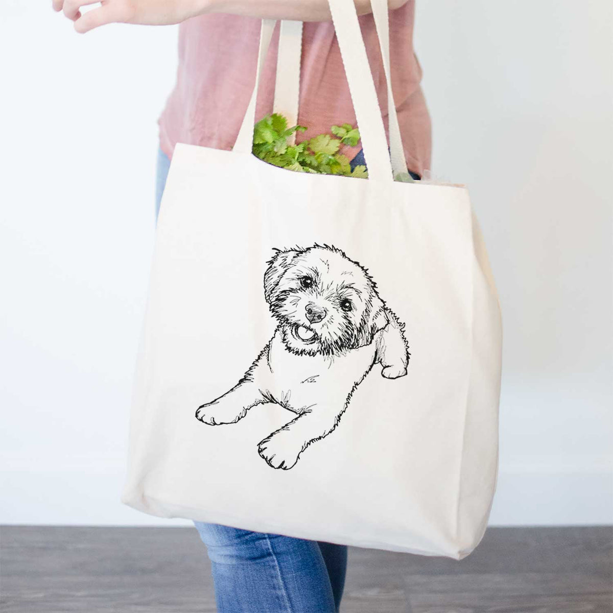 Doodled Lexi the Shichon - Tote Bag