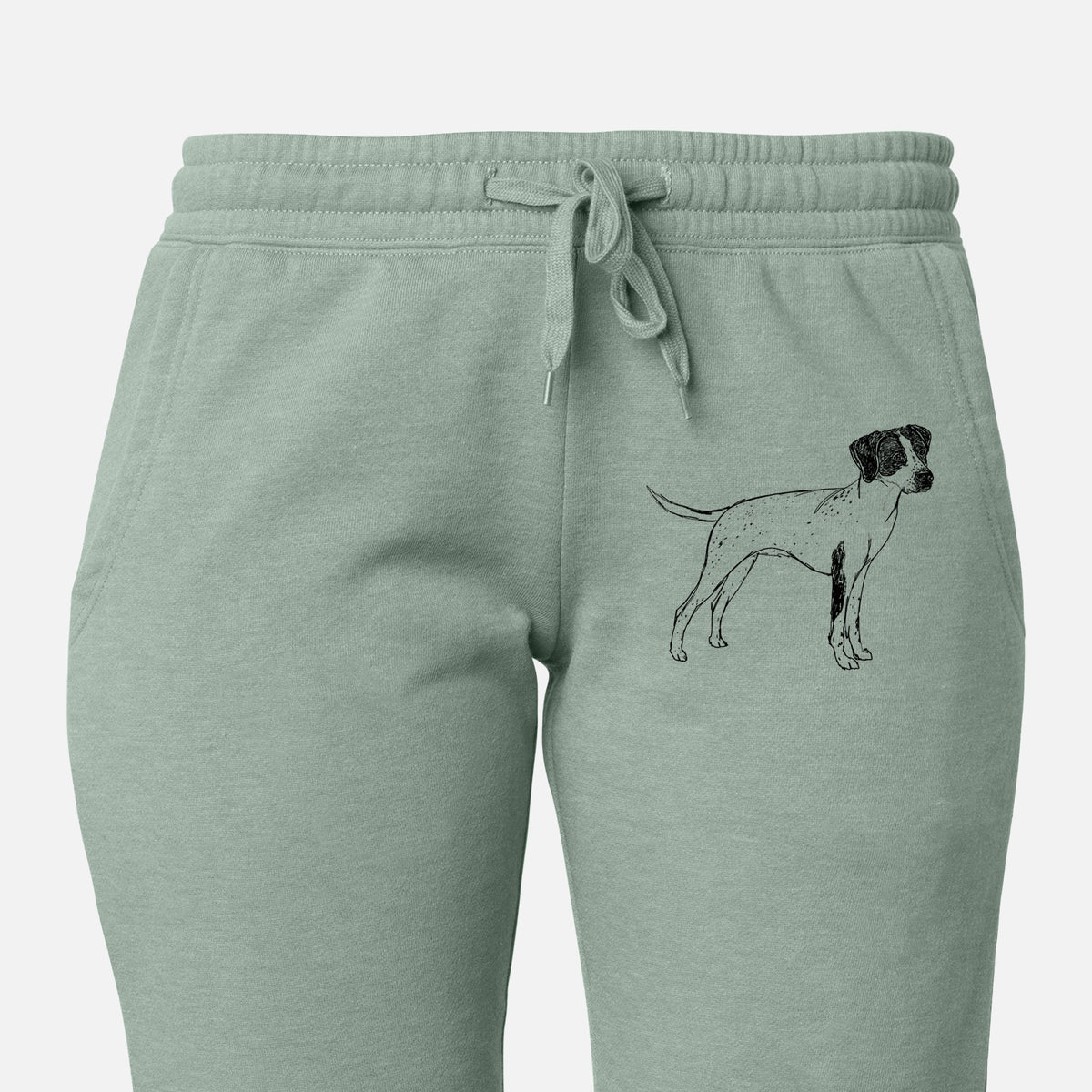 Doodled Lilly the English Pointer - Women&#39;s Cali Wave Joggers