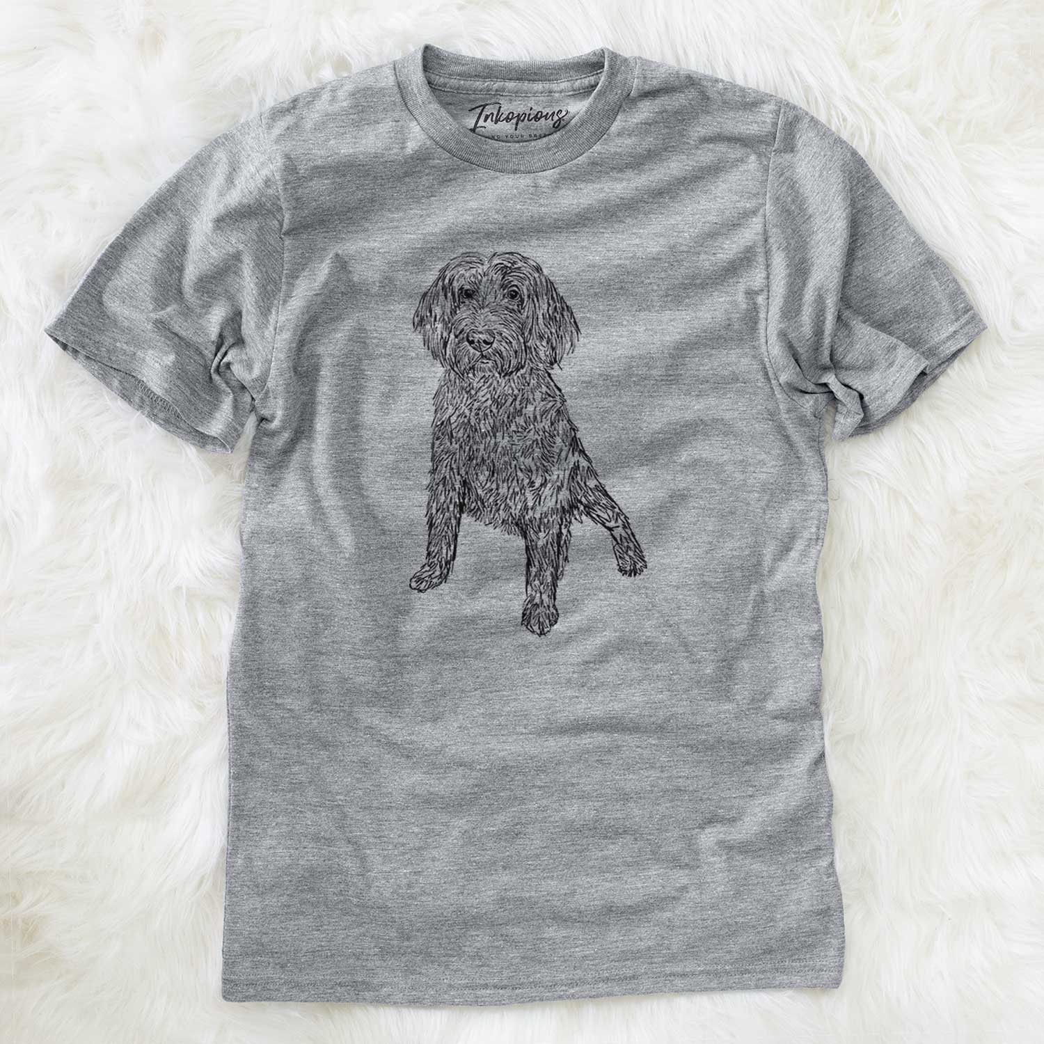 Doodled Lily the Goldendoodle - Unisex Crewneck