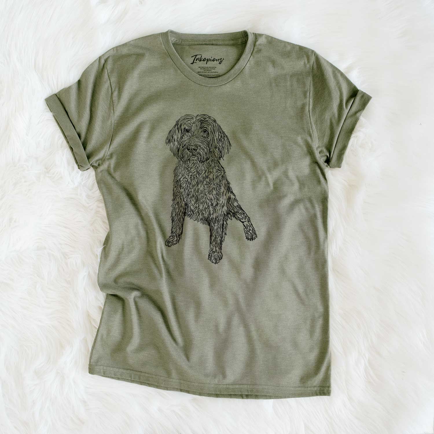 Doodled Lily the Goldendoodle - Unisex Crewneck