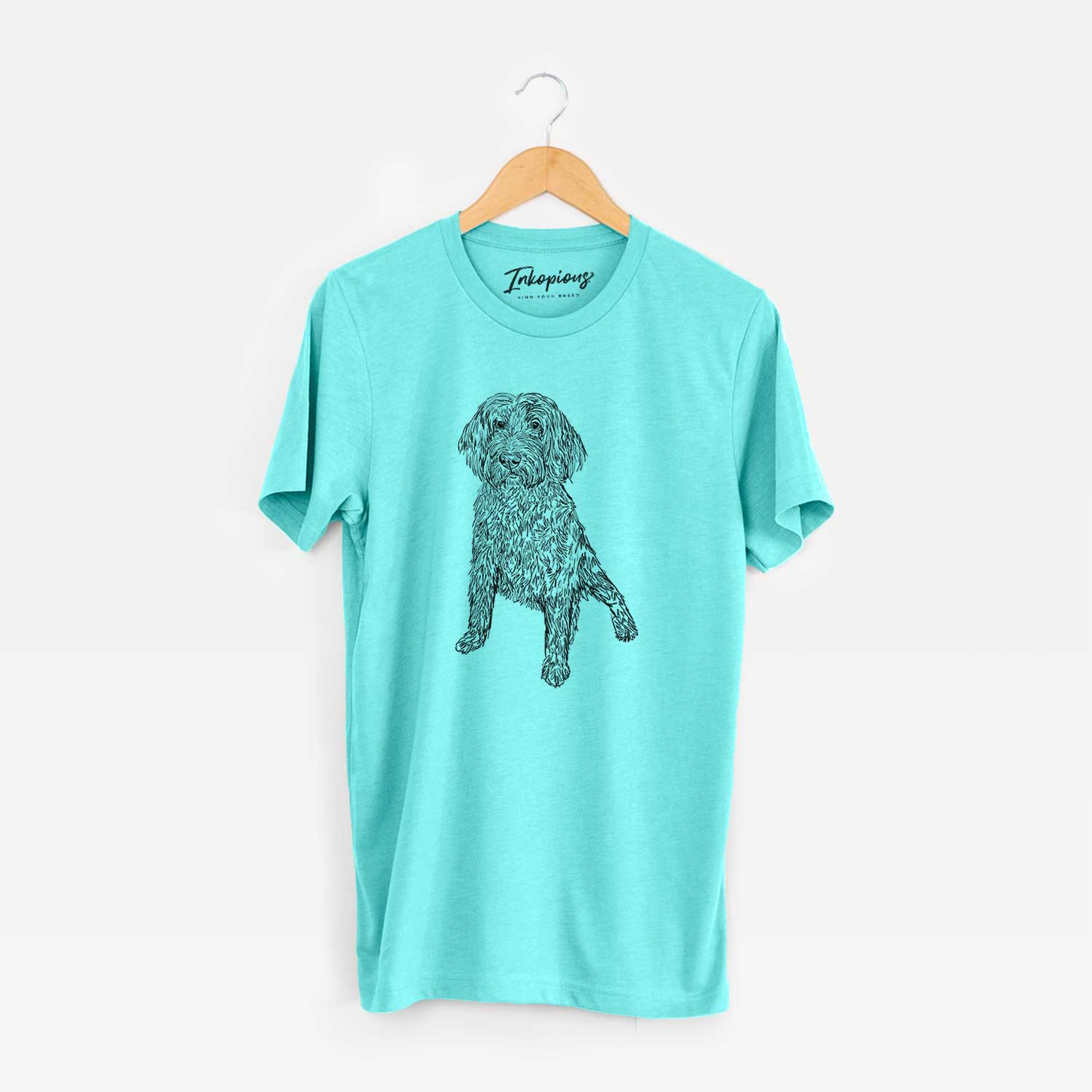 Doodled Lily the Goldendoodle - Unisex Crewneck