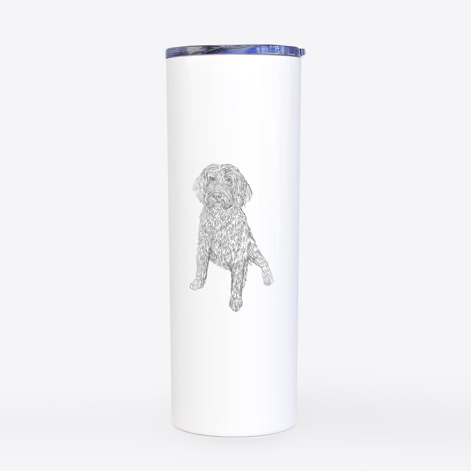 Doodled Lily the Goldendoodle - 20oz Skinny Tumbler