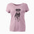 Doodled Lincoln the Rottweiler Puppy - Women's V-neck Shirt