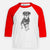 Doodled Lincoln the Rottweiler Puppy - Youth 3/4 Long Sleeve