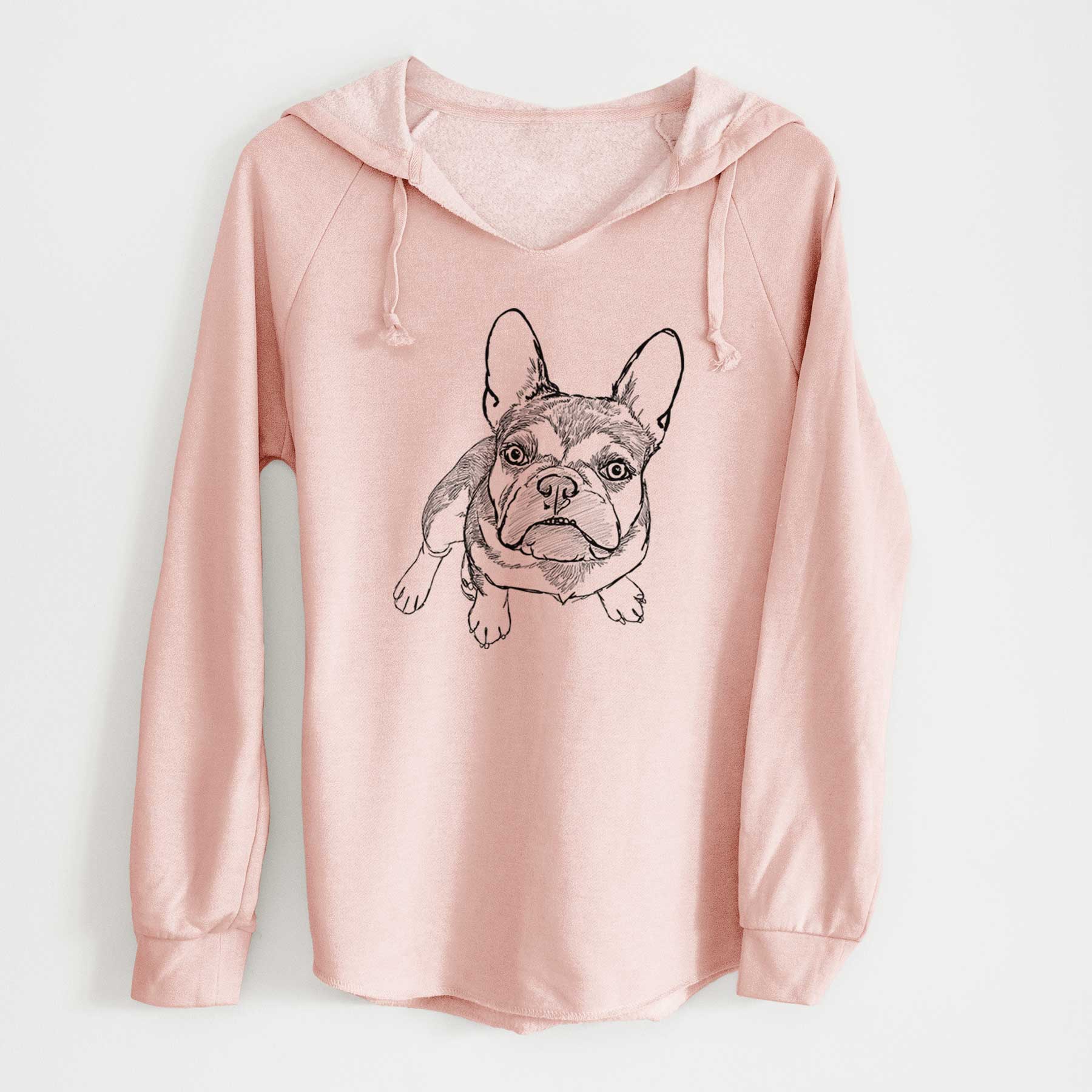 Doodled Lincoln the French Bulldog - Cali Wave Hooded Sweatshirt