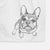 Doodled Lincoln the French Bulldog Decorative Hand Towel