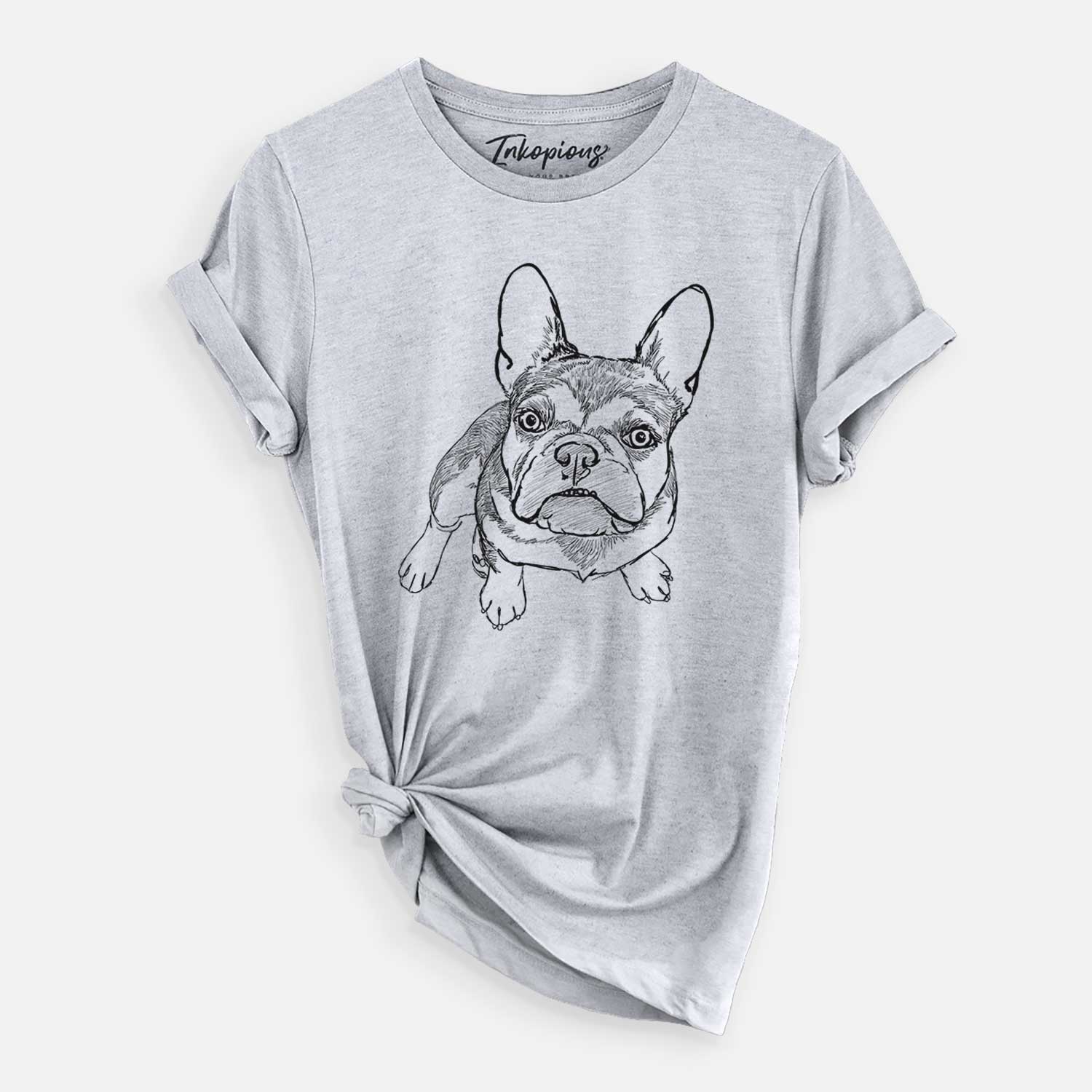 Doodled Lincoln the French Bulldog - Unisex Crewneck