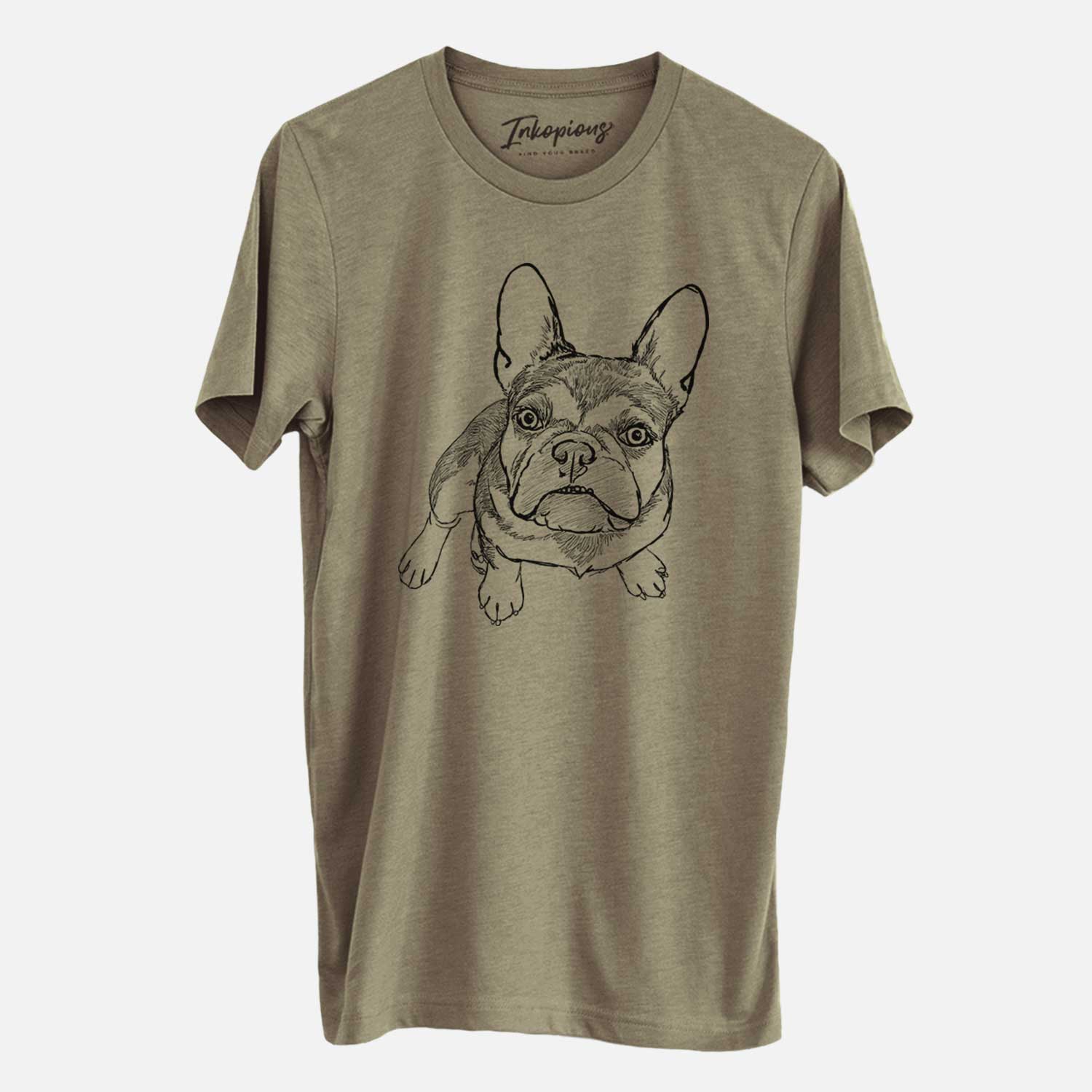 Doodled Lincoln the French Bulldog - Unisex Crewneck