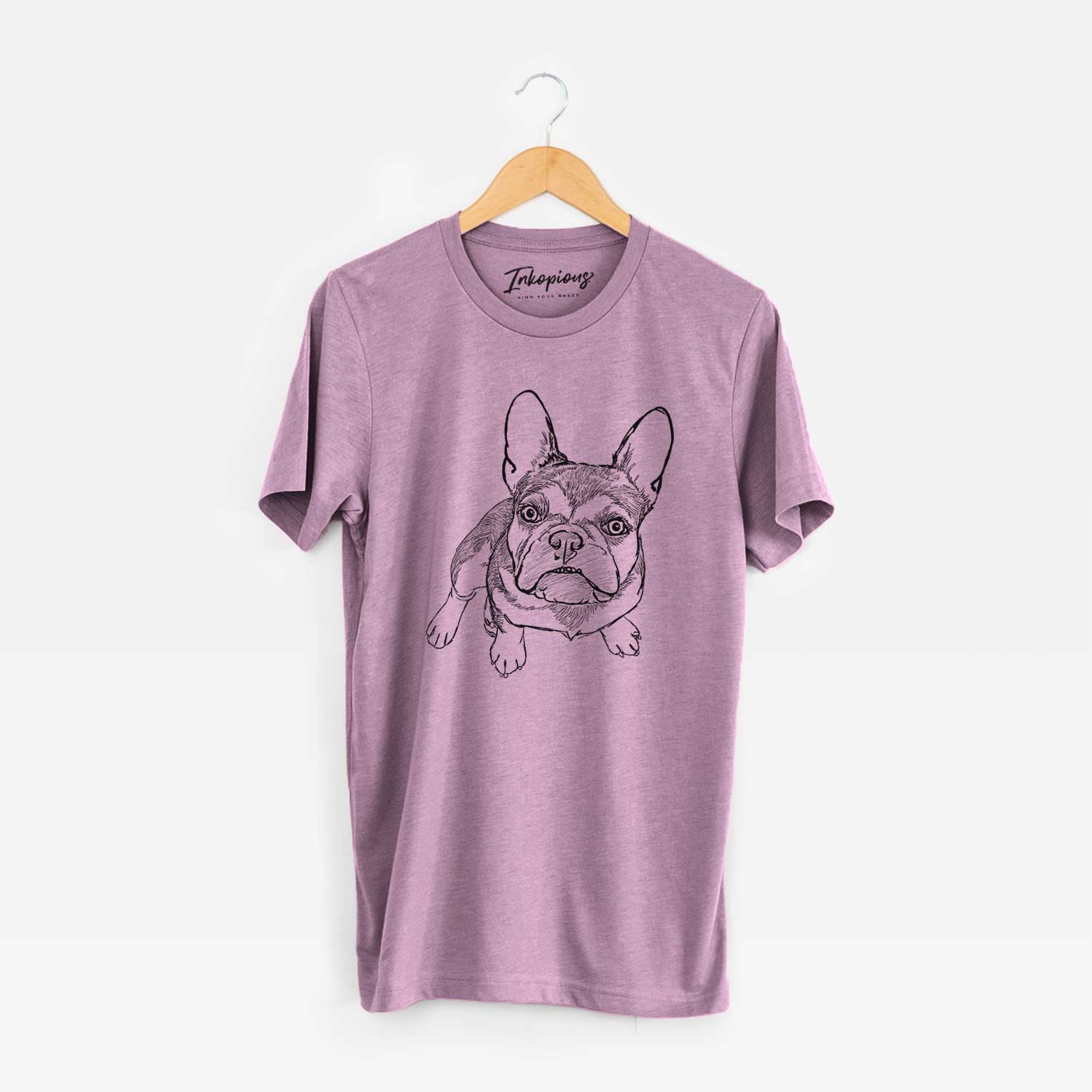 Doodled Lincoln the French Bulldog - Unisex Crewneck