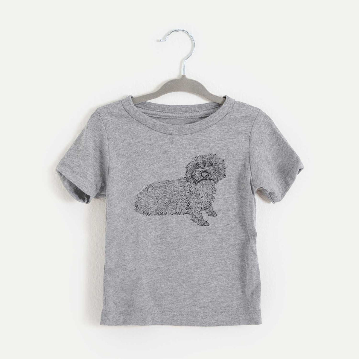 Doodled Logan the Mini Wirehaired Dachshund - Kids/Youth/Toddler Shirt