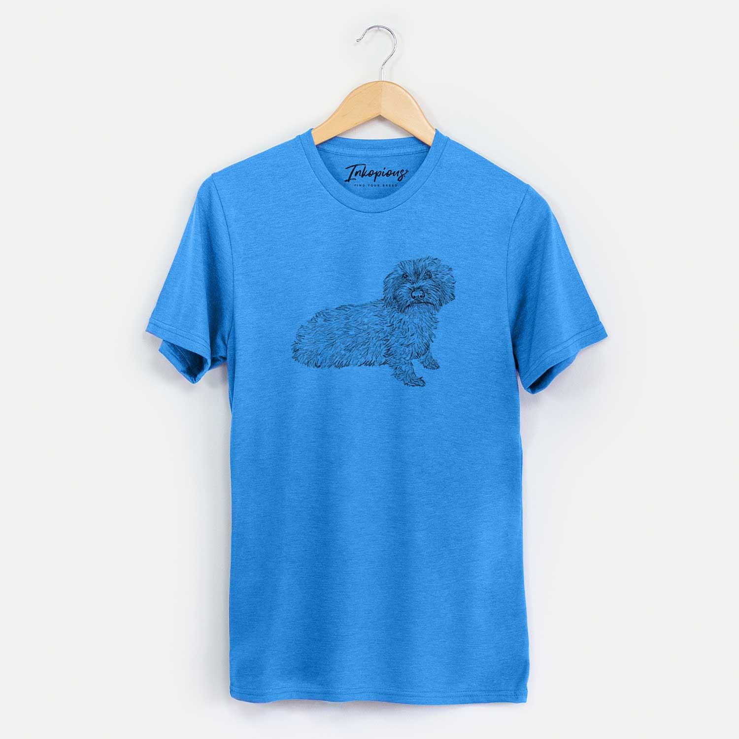 Doodled Logan the Mini Wirehaired Dachshund - Unisex Crewneck