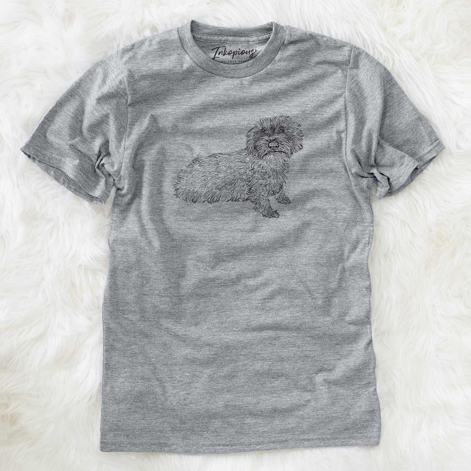 Doodled Logan the Mini Wirehaired Dachshund - Unisex Crewneck