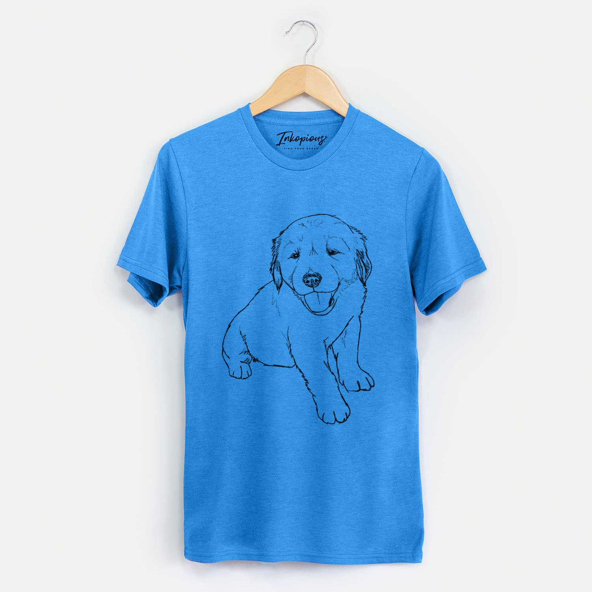 Doodled Loganator the Golden Retriever Puppy - Unisex Crewneck