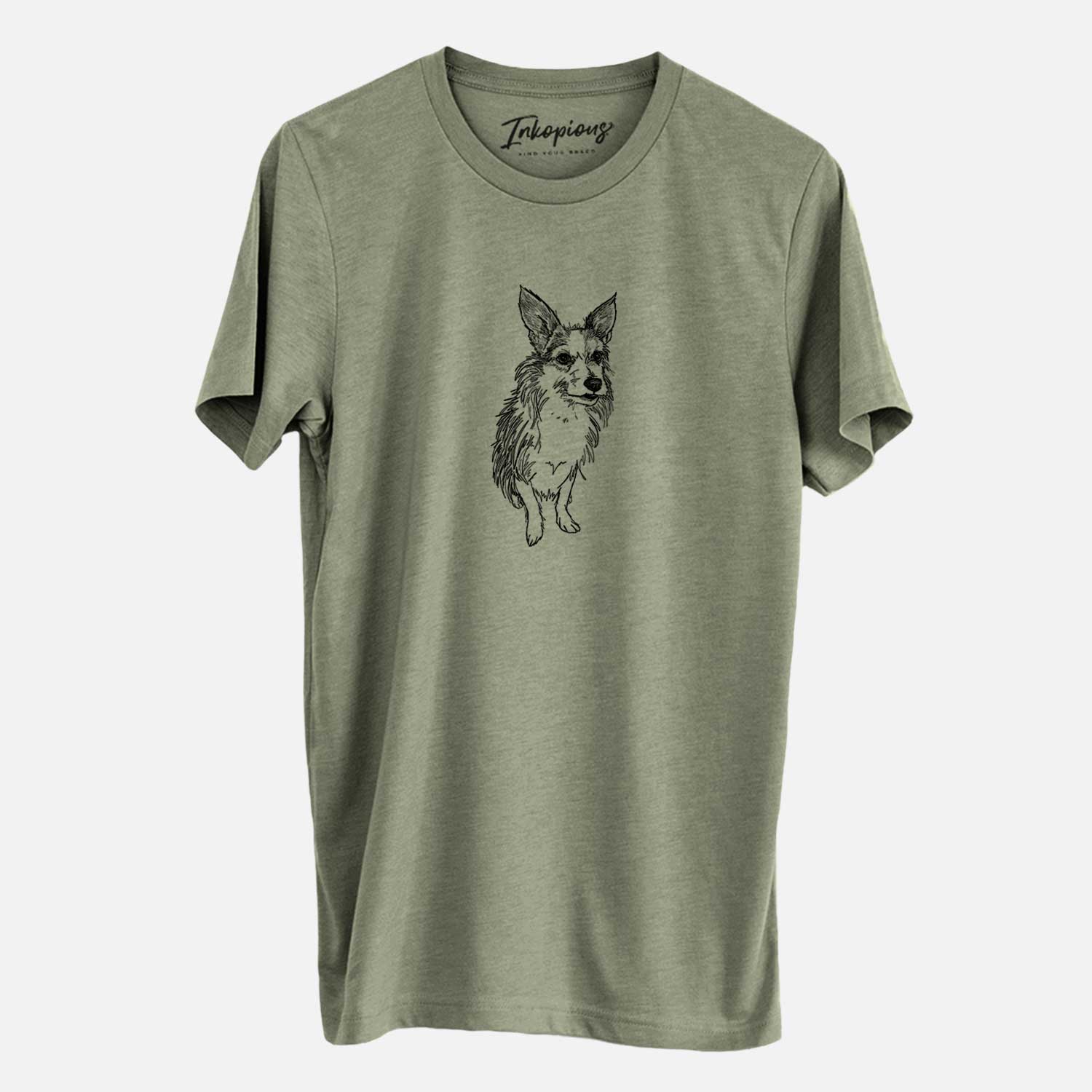 Doodled Lola the Terrier Mix - Unisex Crewneck