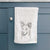 Doodled Lola the Shepherd Mix Decorative Hand Towel