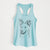 Doodled Lola the Shepherd Mix - Women's Racerback Tanktop