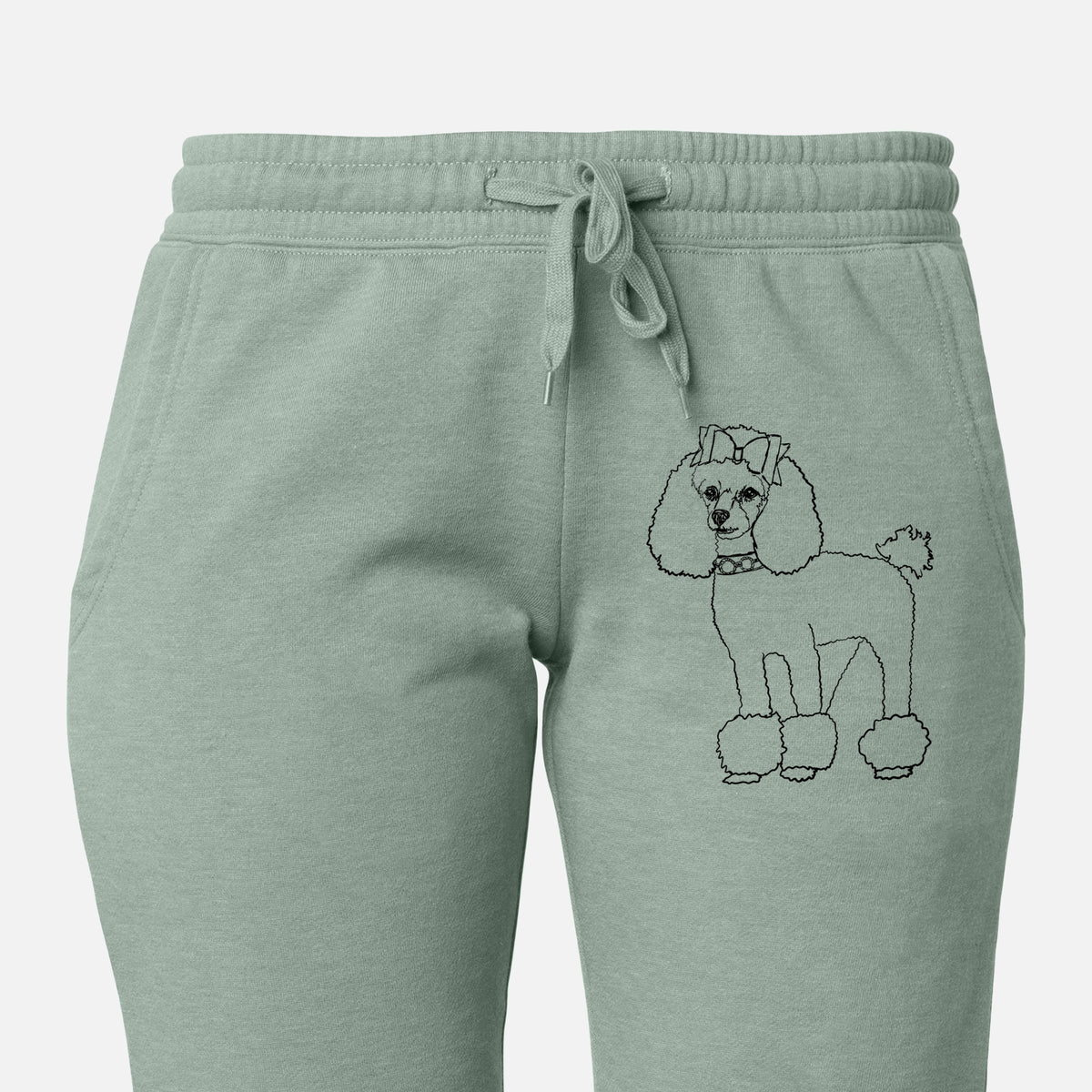 Doodled Lou Lou the Toy Poodle - Women&#39;s Cali Wave Joggers