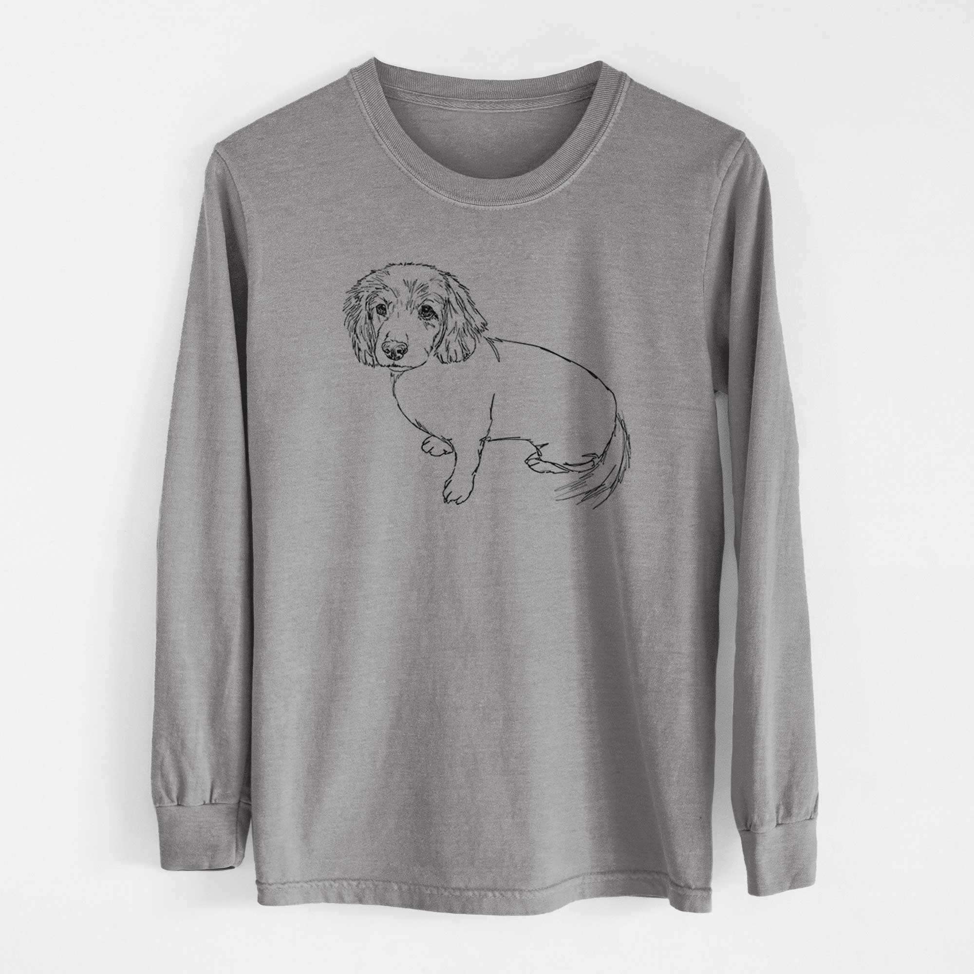 Doodled Lucy the Docker - Heavyweight 100% Cotton Long Sleeve