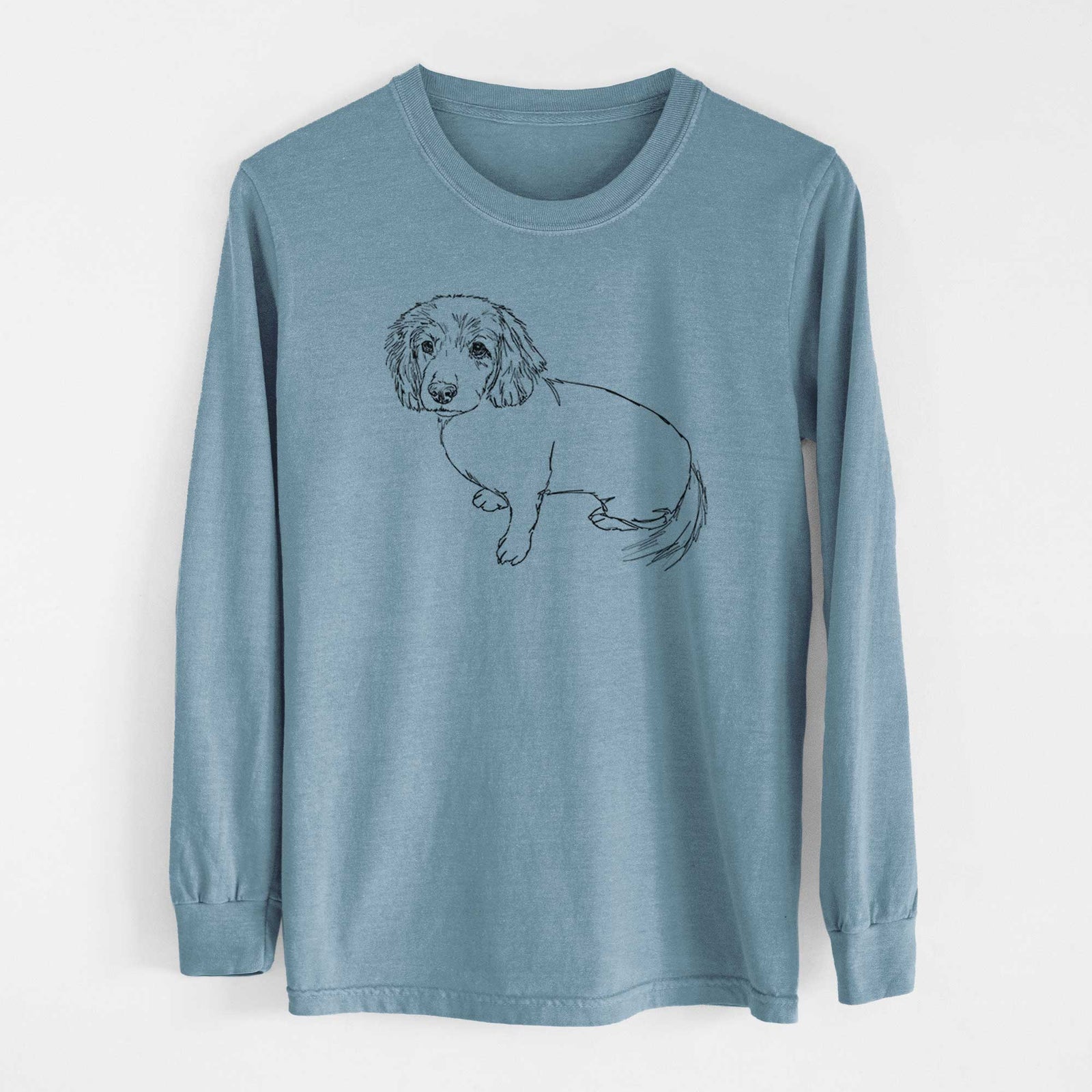 Doodled Lucy the Docker - Heavyweight 100% Cotton Long Sleeve