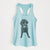 Doodled Lucy Fluff the Mixed Breed - Women's Racerback Tanktop