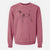 Doodled Luke the American Pointer - Unisex Pigment Dyed Crew Sweatshirt