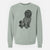 Doodled Luna the Briard - Unisex Pigment Dyed Crew Sweatshirt