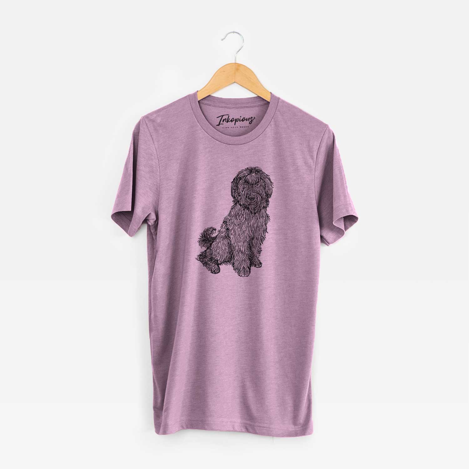 Doodled Luna the Briard - Unisex Crewneck