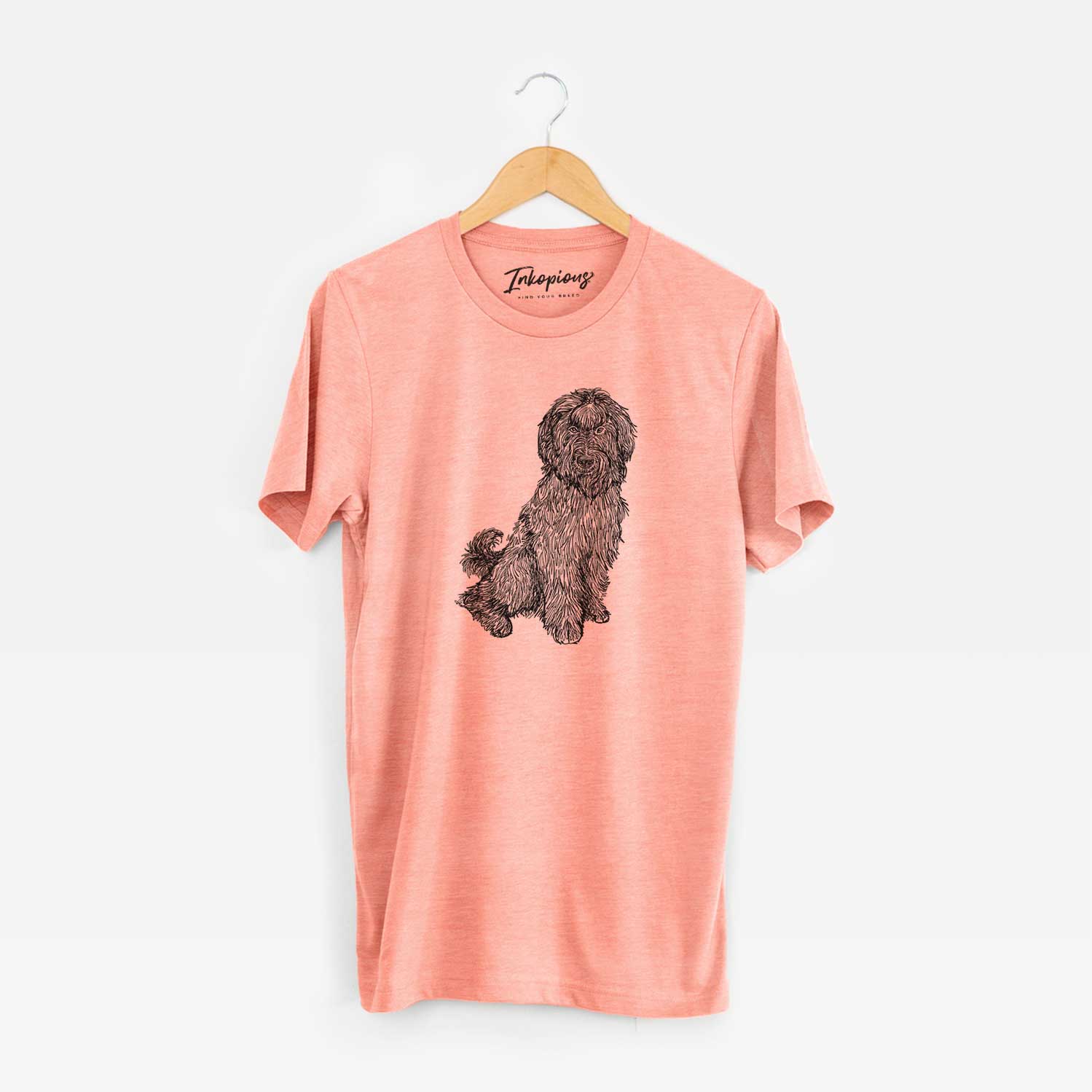 Doodled Luna the Briard - Unisex Crewneck