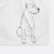 Doodled Luna the Dogo Argentino Decorative Hand Towel