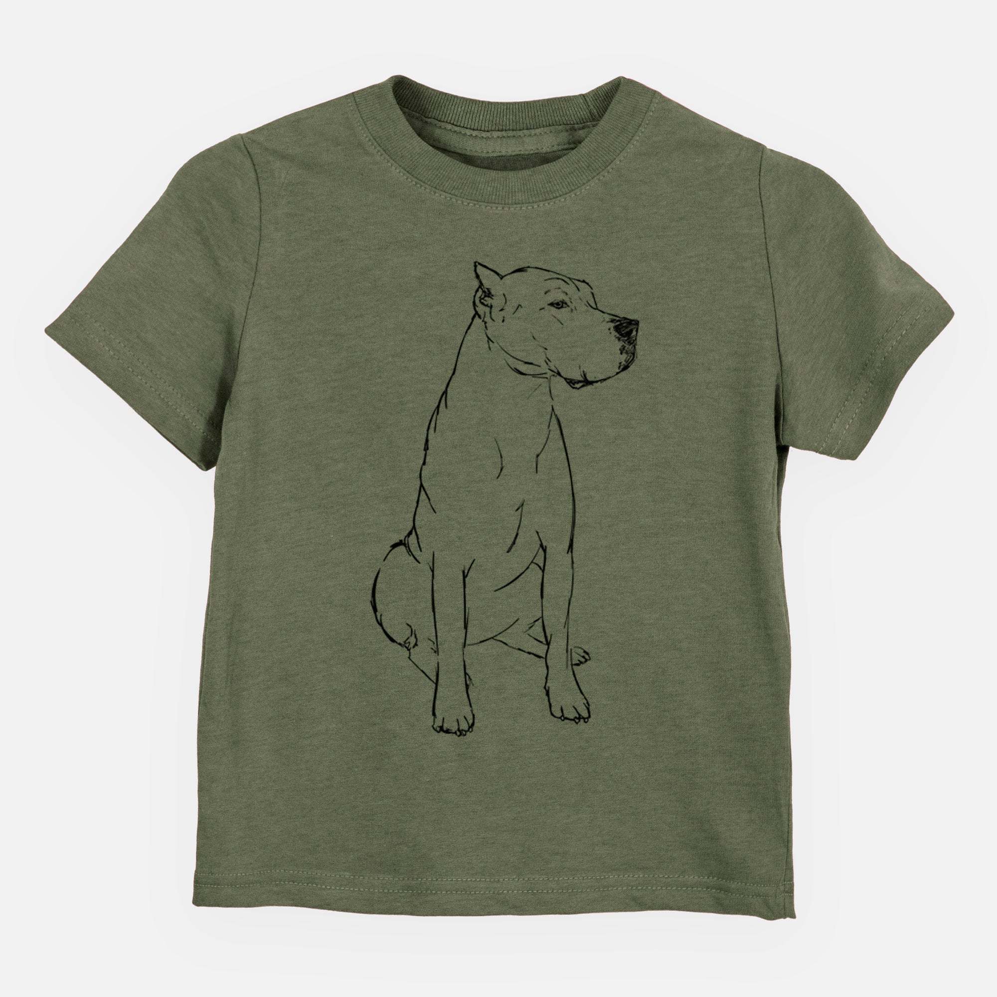 Doodled Luna the Dogo Argentino - Kids/Youth/Toddler Shirt