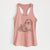 Doodled Madeira the Pomeranian - Women's Racerback Tanktop