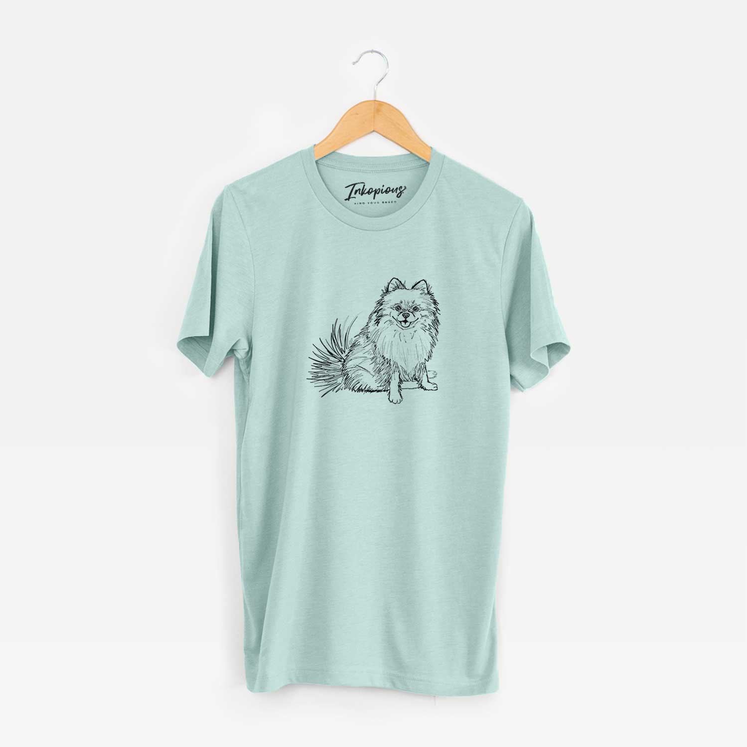 Doodled Madeira the Pomeranian - Unisex Crewneck