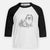 Doodled Madeira the Pomeranian - Youth 3/4 Long Sleeve