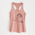 Doodled Madeline the English Pointer - Women's Racerback Tanktop