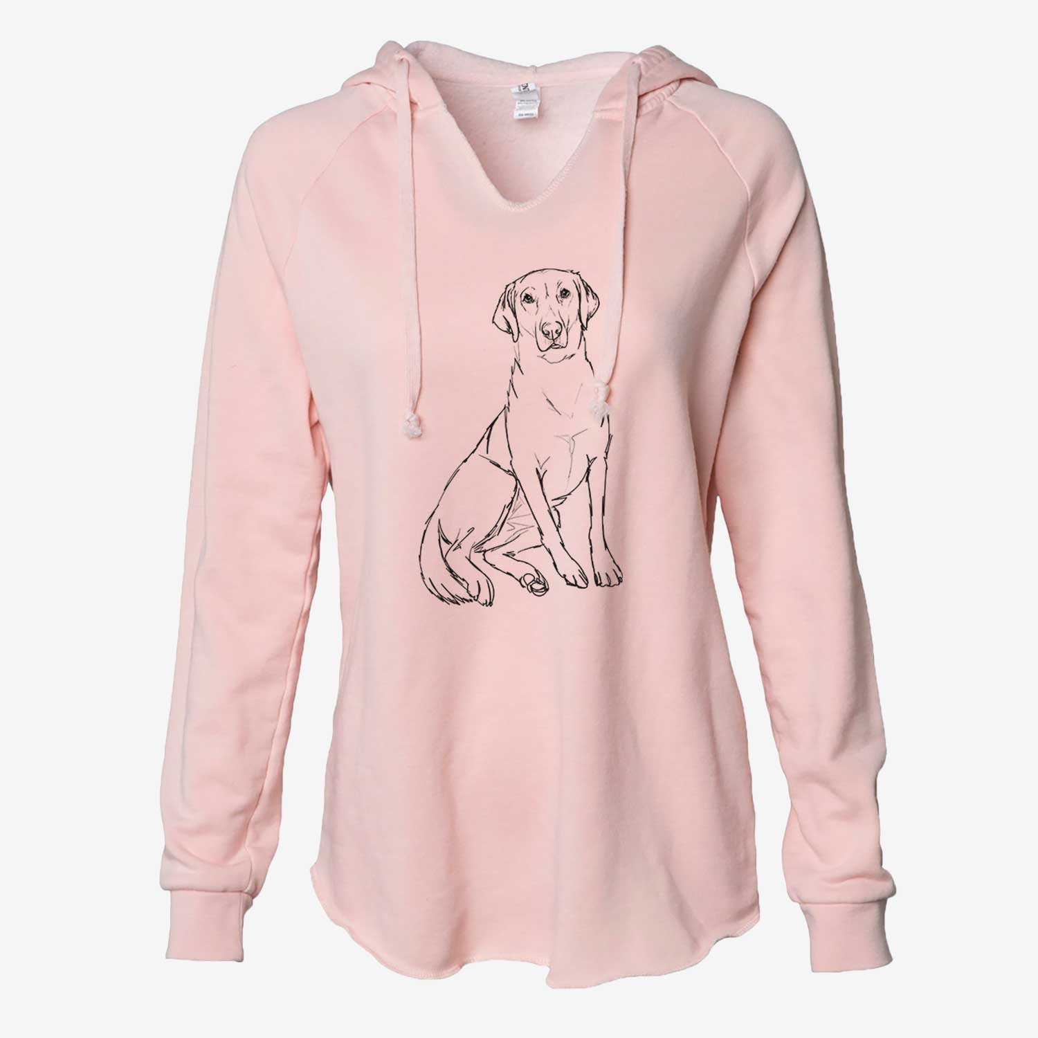 Doodled Mango the Lab Mix - Cali Wave Hooded Sweatshirt